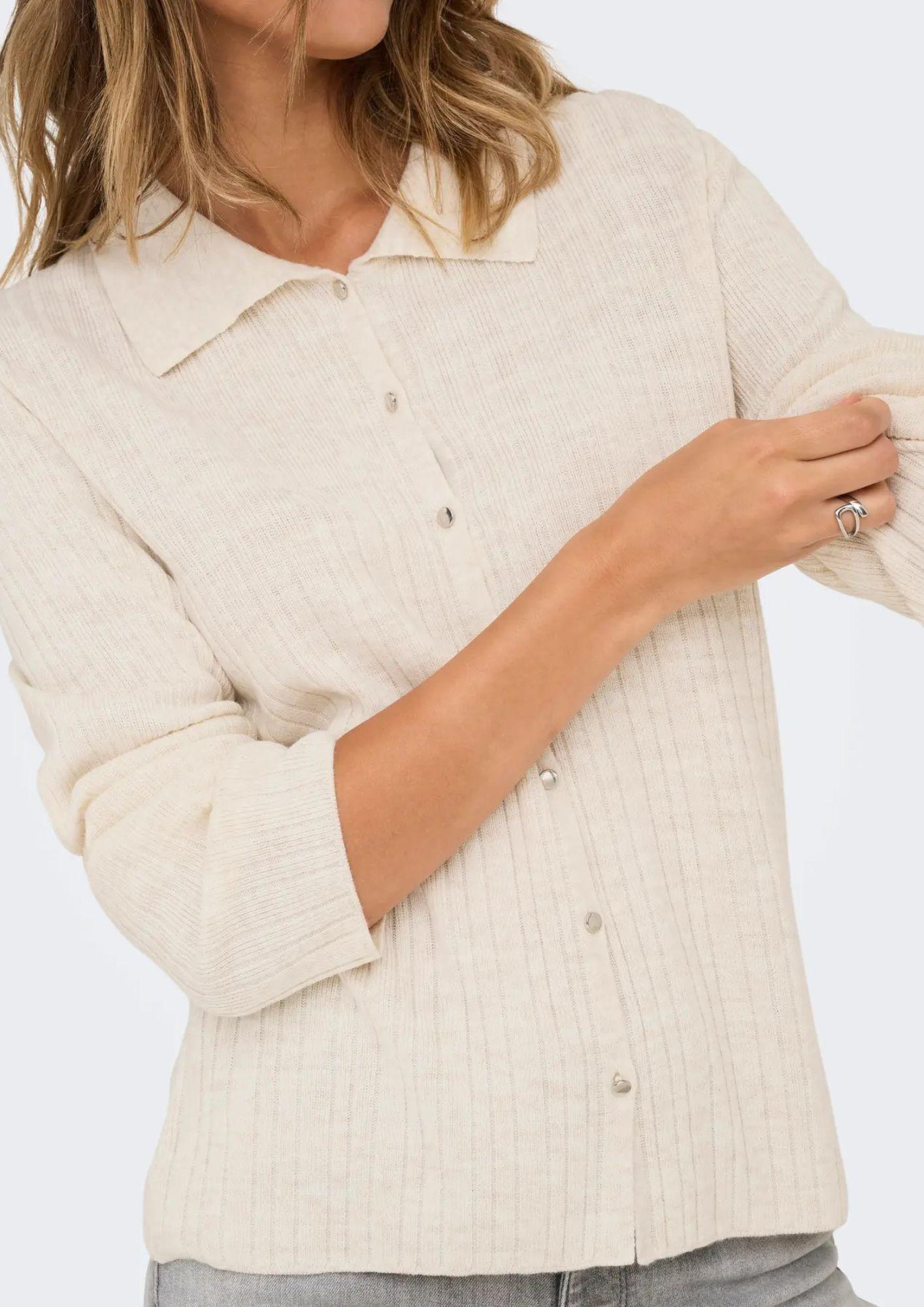 Only Cardigan Donna Thea Beige