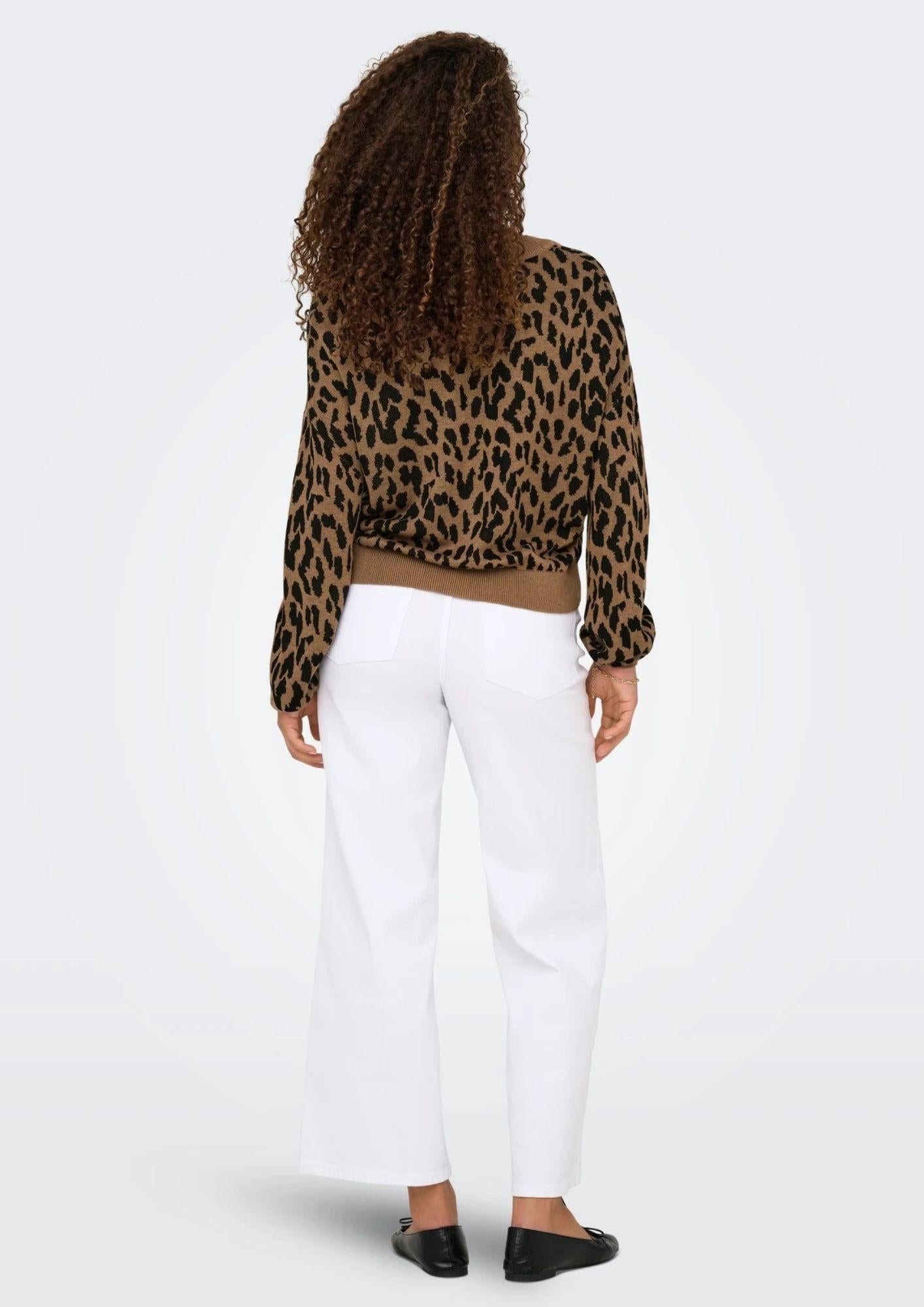 Only Cardigan Donna Vienna Marrone
