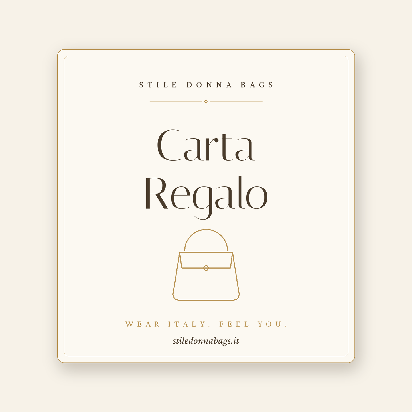 Carta Regalo Stile Donna Bags