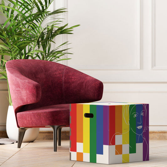 Cassa audio design arcobaleno – Soundpotai Pride ispirata a Marcella di Folco