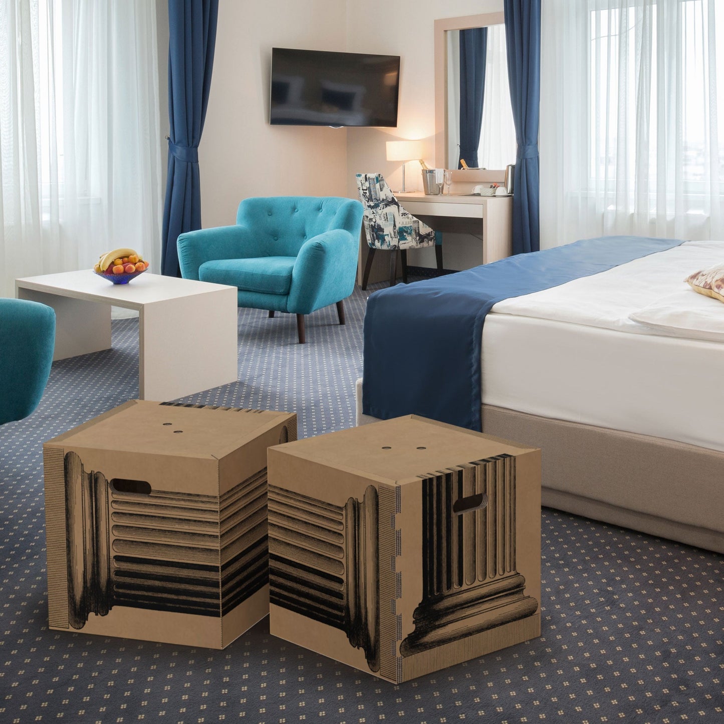 Cassa audio e pouf Soundpotai 40 Column