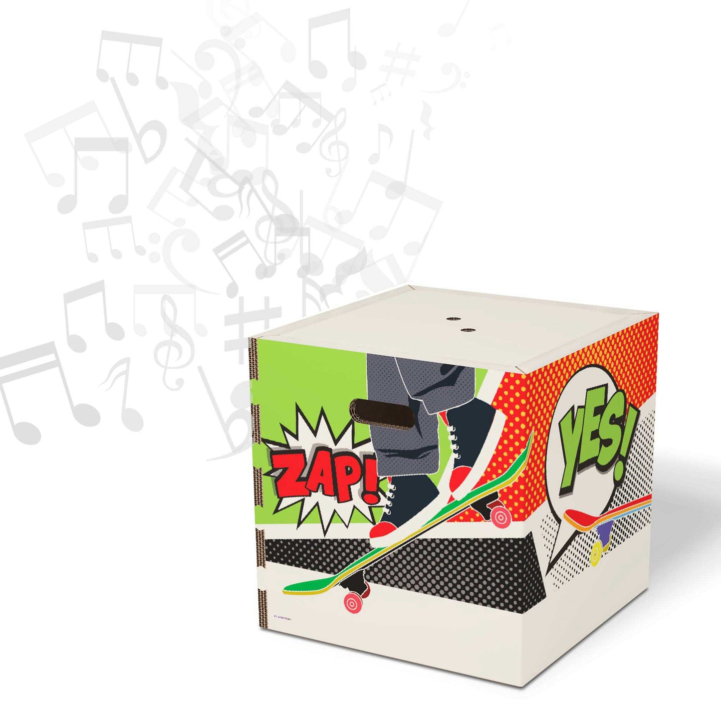 Cassa audio per la cameretta Soundpotai – Pouf musicale inclusivo