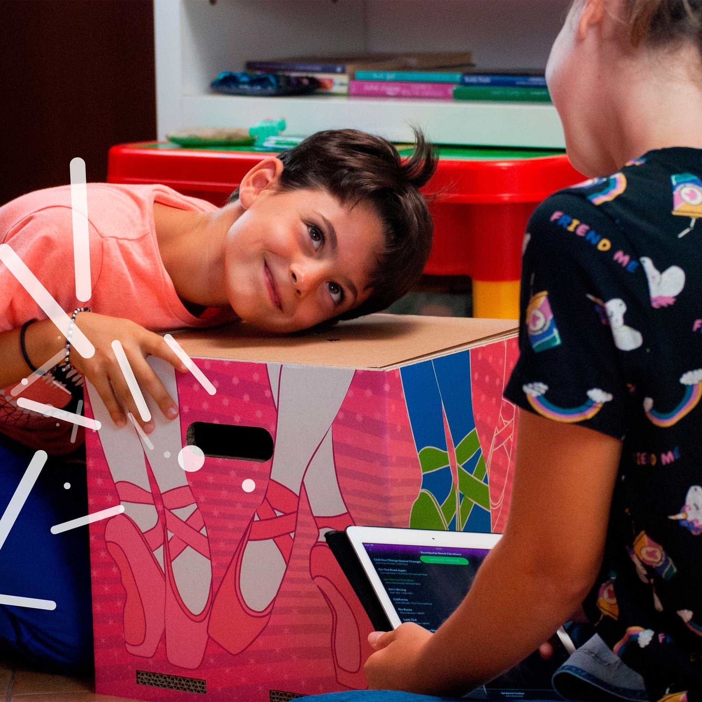 Cassa audio per la cameretta Soundpotai – Pouf musicale inclusivo