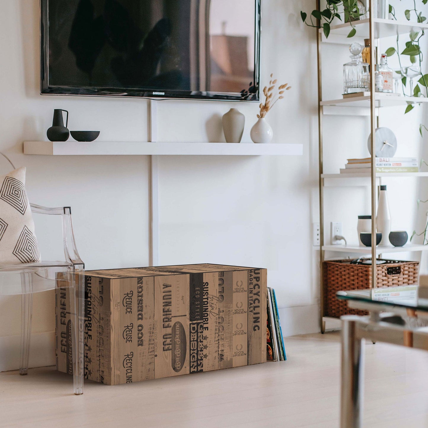 Casse audio per TV Soundpotai Large Edition – Pouf musicale 40×80×40