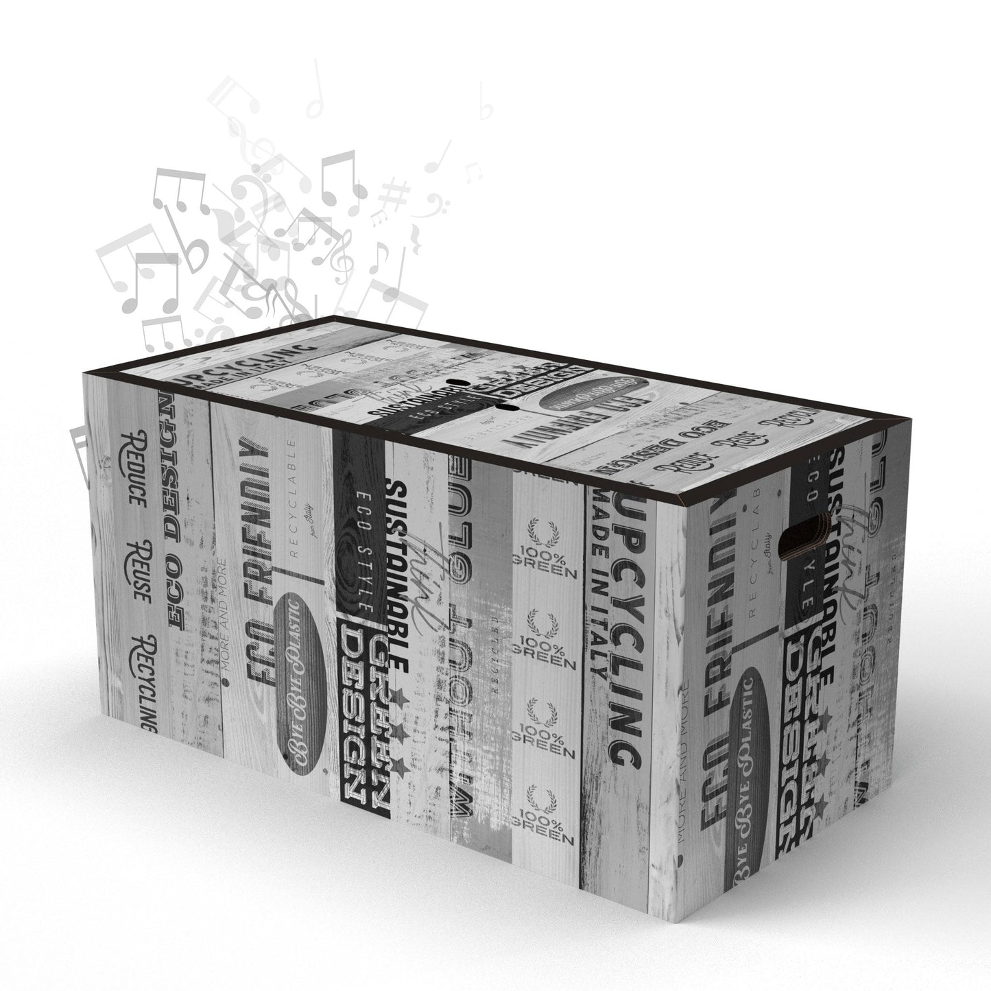 Casse audio per TV Soundpotai Large Edition – Pouf musicale 40×80×40