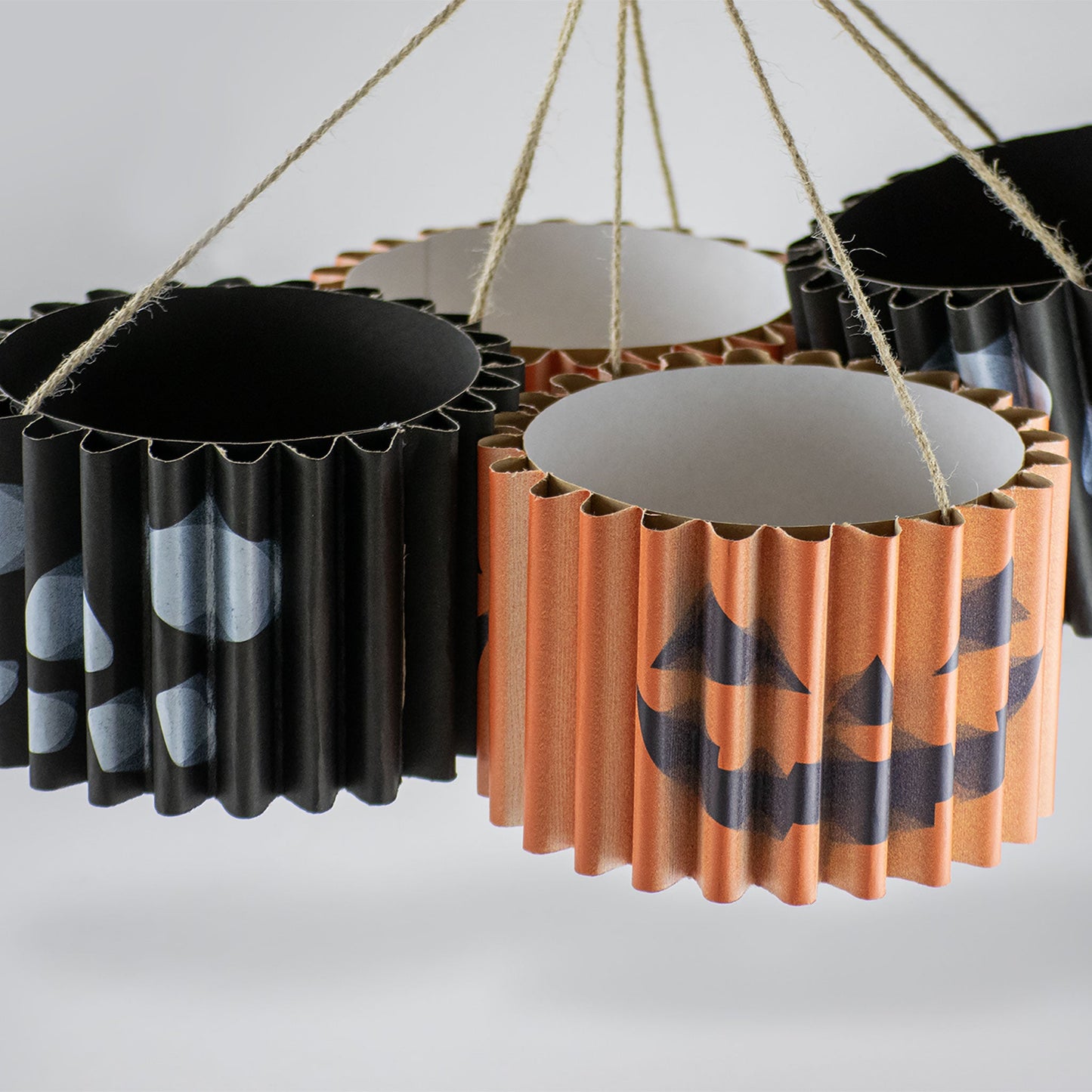 Cestino Halloween a forma di zucca riutilizzabile – Porta caramelle e paralume decorativo