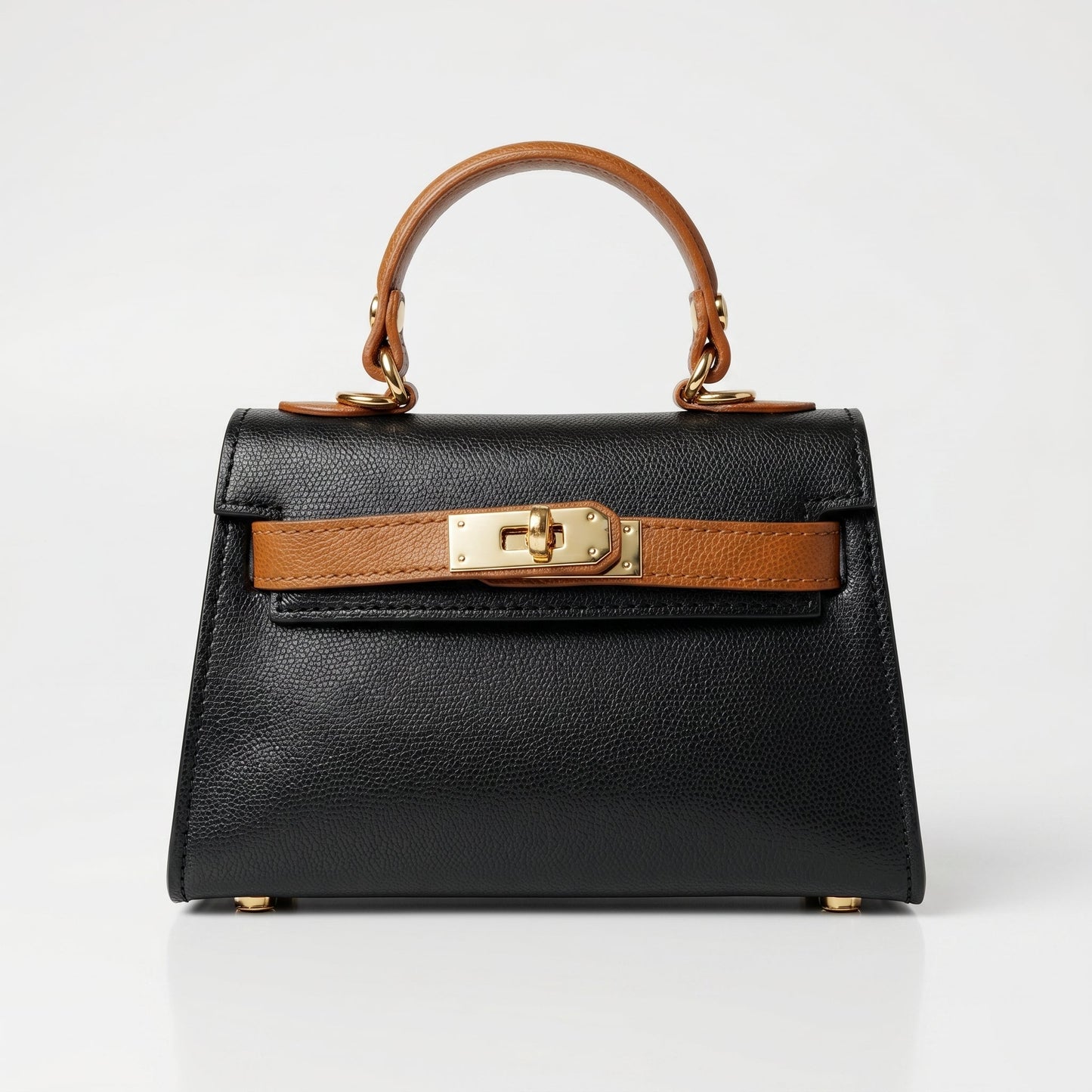 Mini Beky Borsa a mano da donna con design mix di colori in vera pelle - Made in Italy