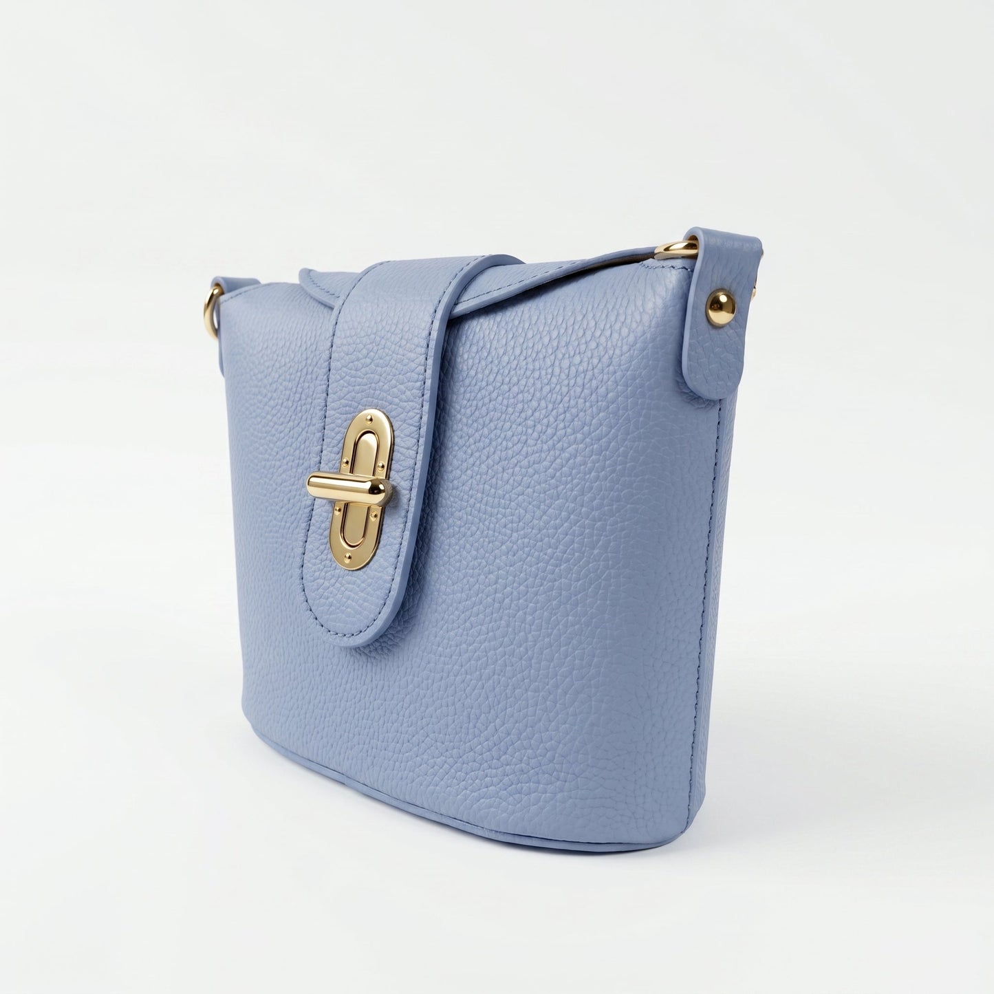 Borsa Emma in Vera Pelle con Chiusura a Torsione