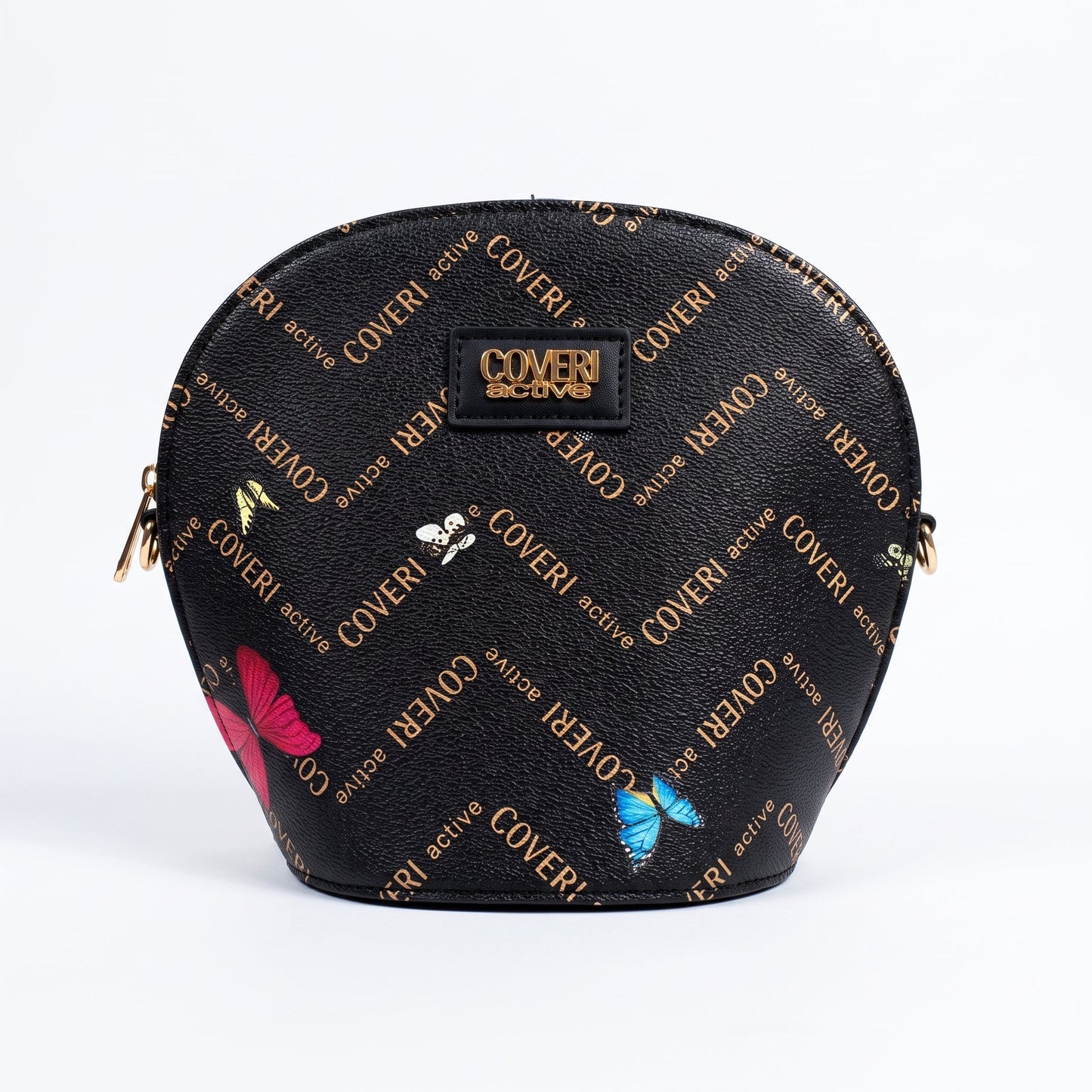 Borsa a Tracolla Coveri Active Tonda – Monogram con Farfalle