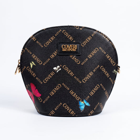 Borsa a Tracolla Coveri Active Tonda – Monogram con Farfalle