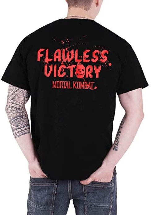 Rubberroad T-Shirt Mortal Kombat Klassic Official Black/Red L Cotton Ps4