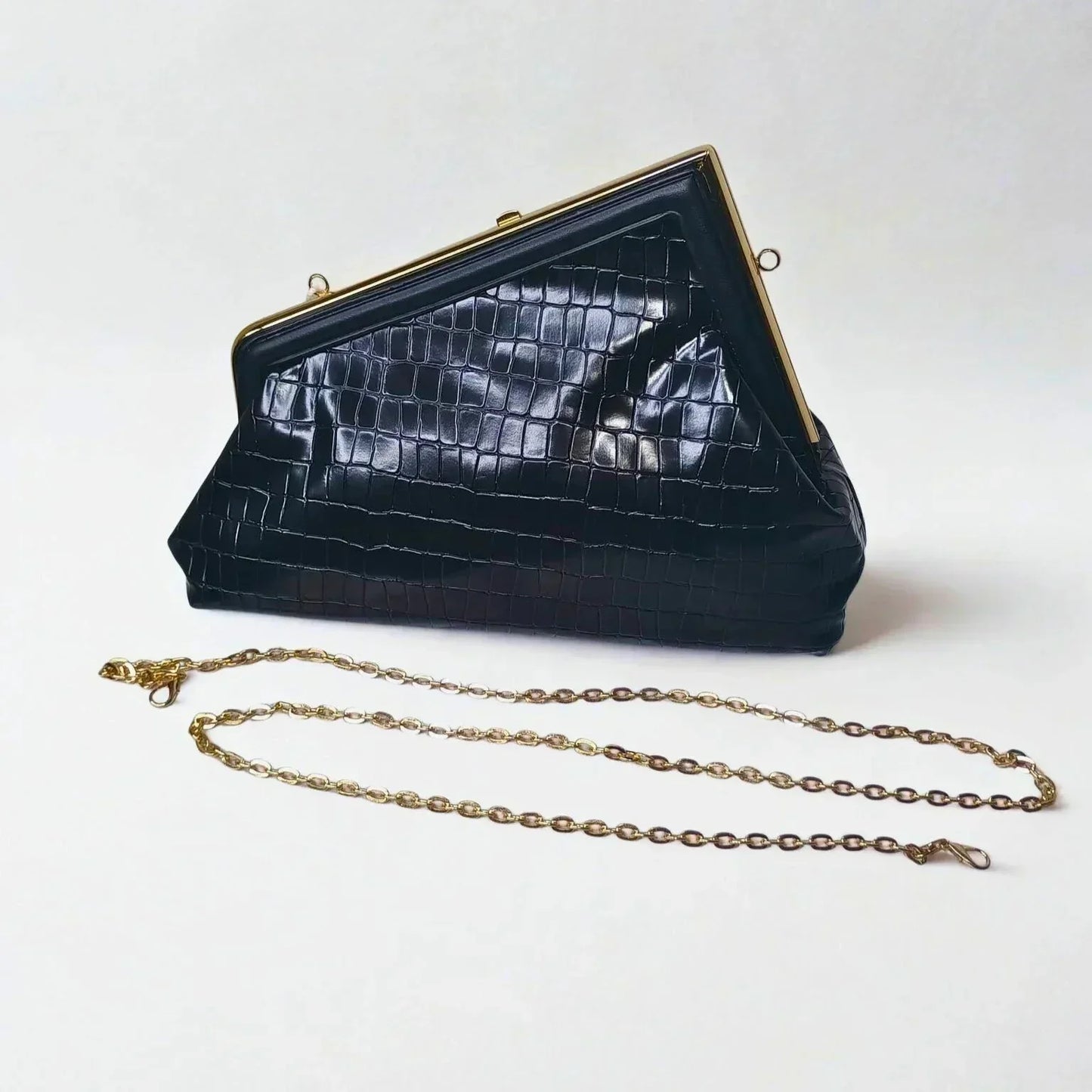 Clutch bag with shoulder strap - MS-9964