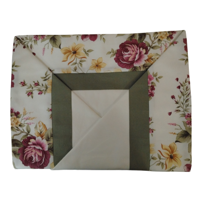 Completo Letto Matrimoniale ARIS con Balza - 100% Cotone Made in Italy