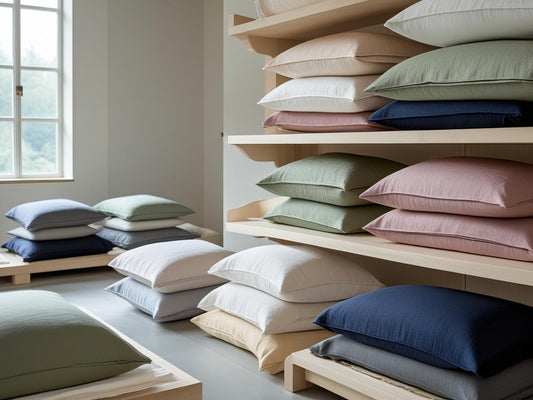 Coppia Federe Cuscino Letto Cotone Percalle 200 Fili ARIA