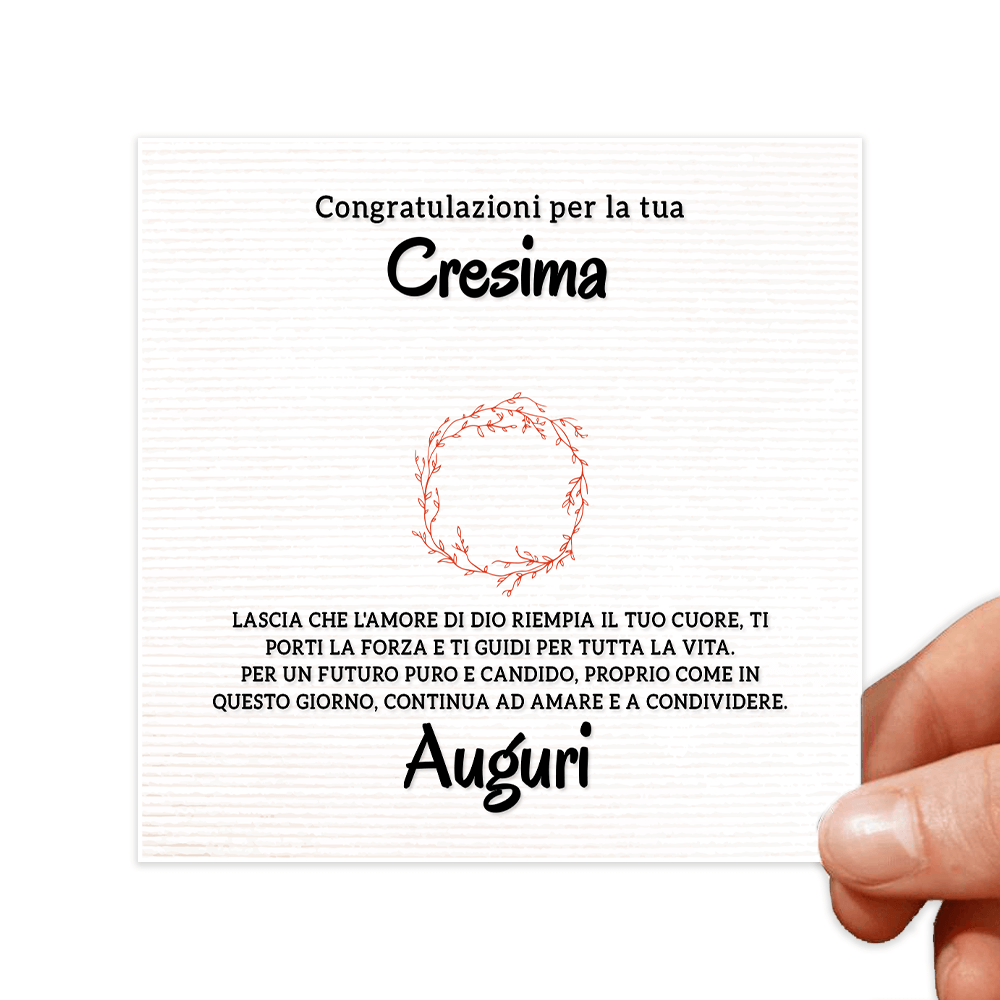 Cartoncini con dediche Donna