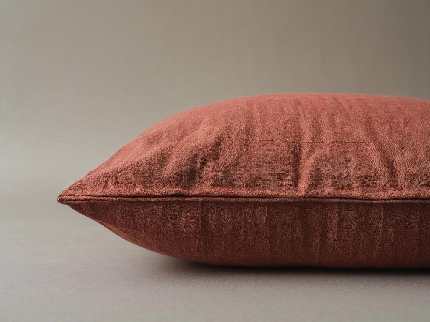 Cuscino Arredo in Cotone – Terra Bruciata | Collezione Selva