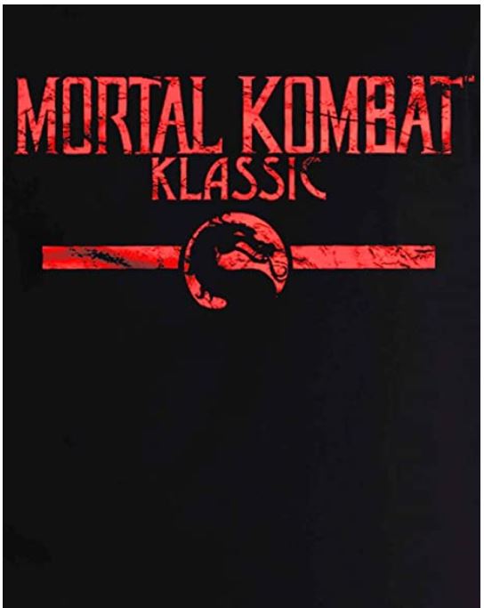 Rubberroad T-Shirt Mortal Kombat Klassic Official Black/Red L Cotton Ps4