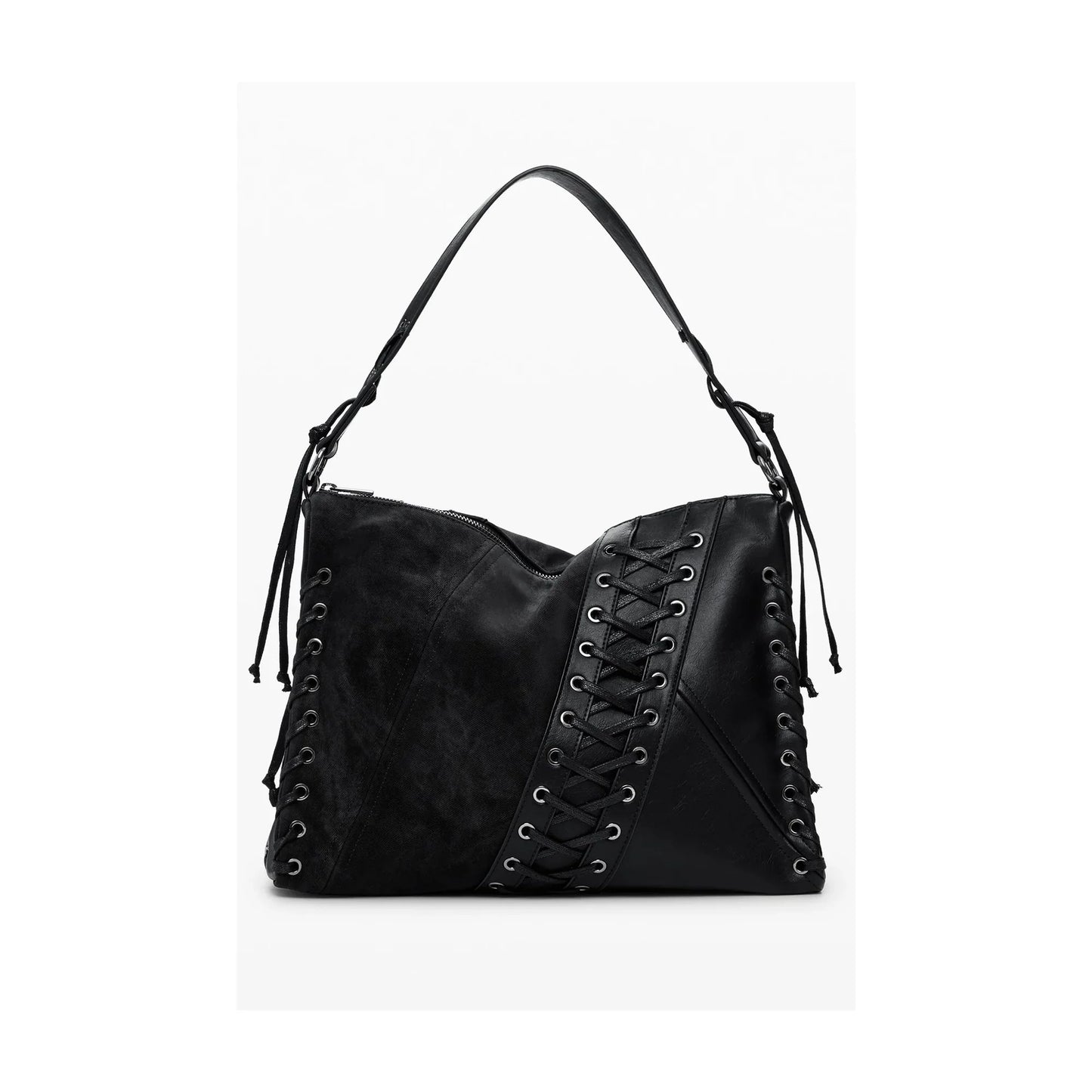 DESIGUAL Borsa Donna a Spalla e tracolla Nera, Tango Patch Leiria