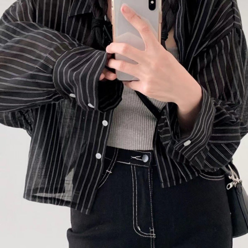 Women's Summer Loose-fitting Lightweight Thin Long-sleeved Sunscreen Shirt