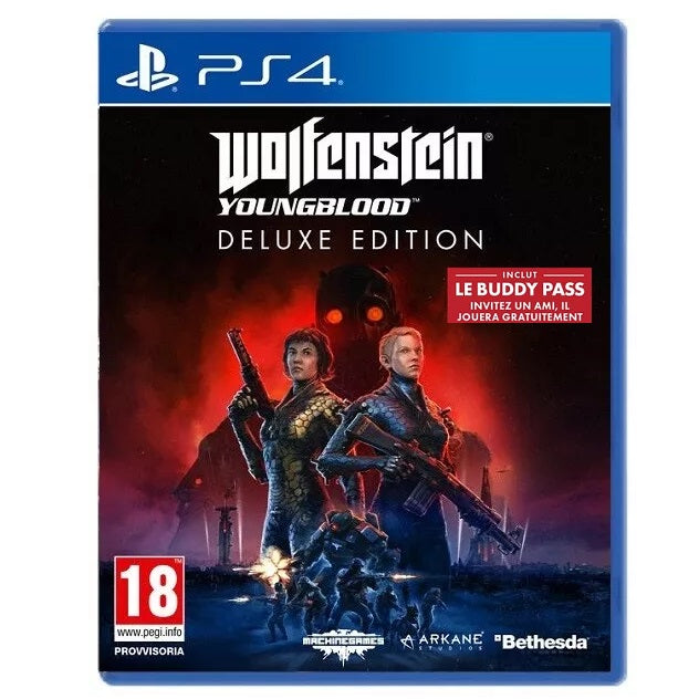 Wolfenstein Youngblood - Deluxe Edition PS4 PlayStation 4 Game Italian New