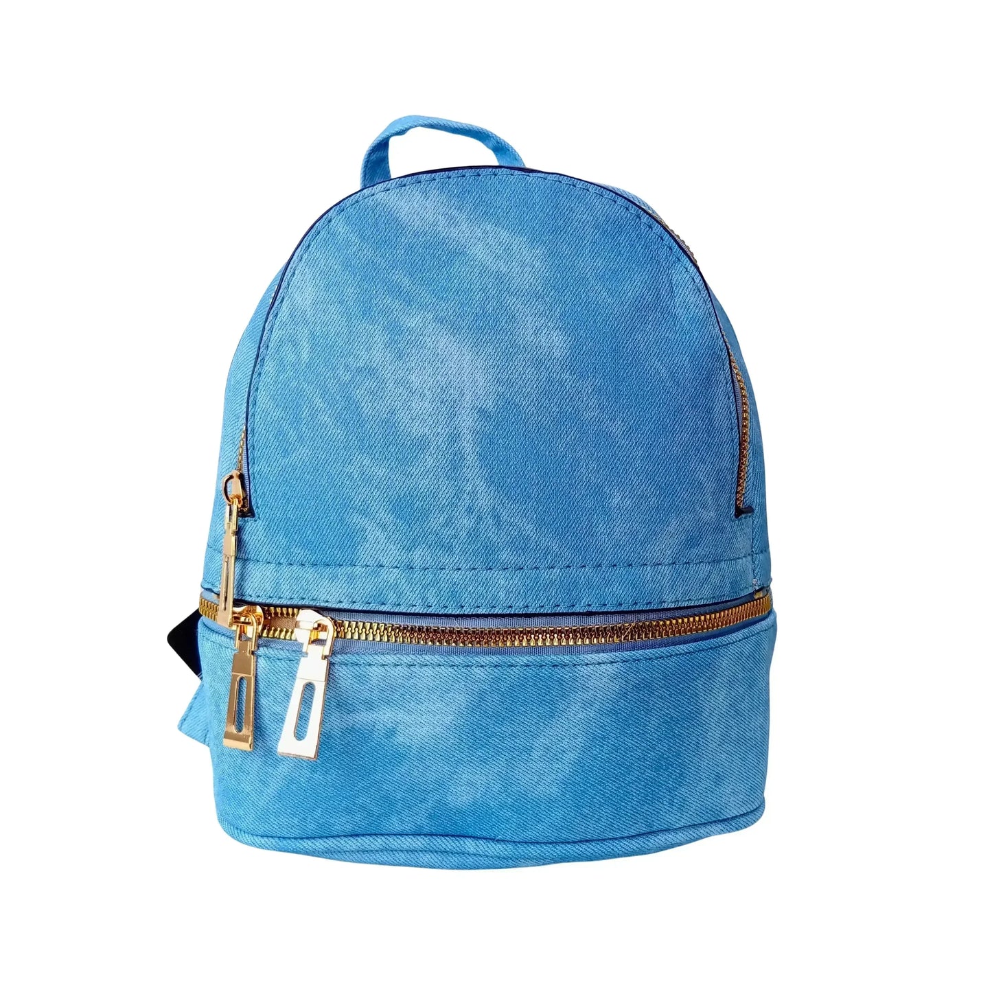 Denim mini backpack