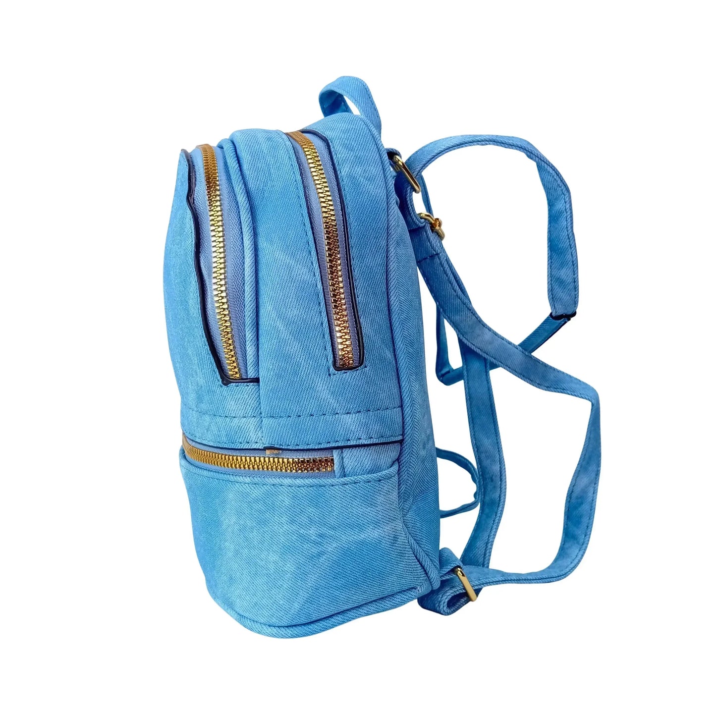 Denim mini backpack