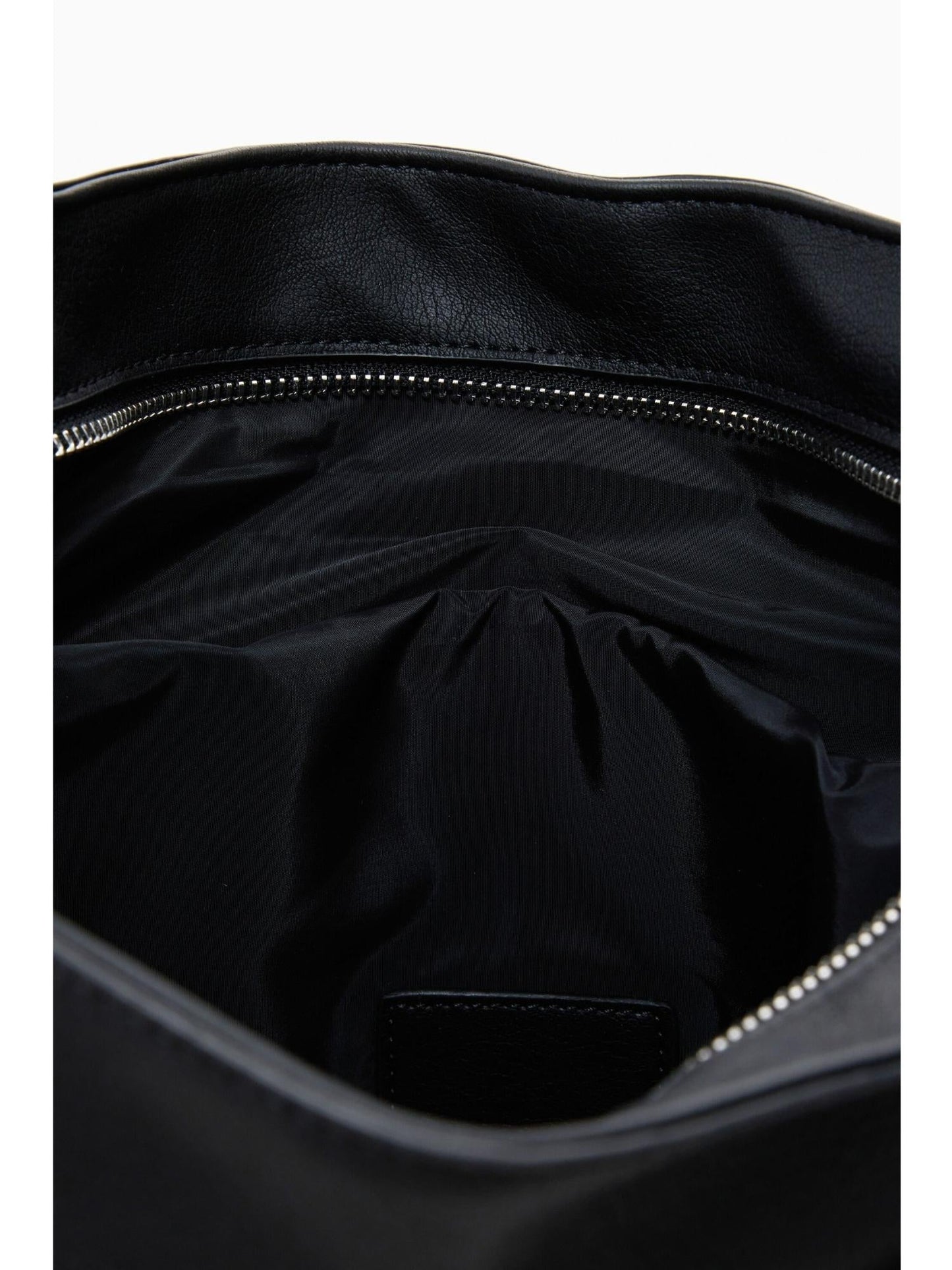 Desigual Zaino convertibile con grande logo Donna Nero