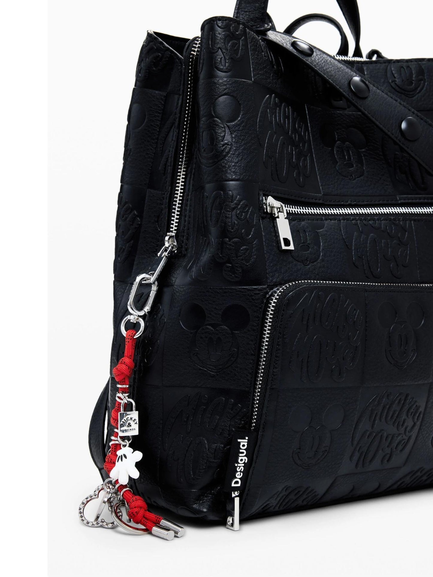 Desigual Zaino convertibile Mickey medio Donna Nero