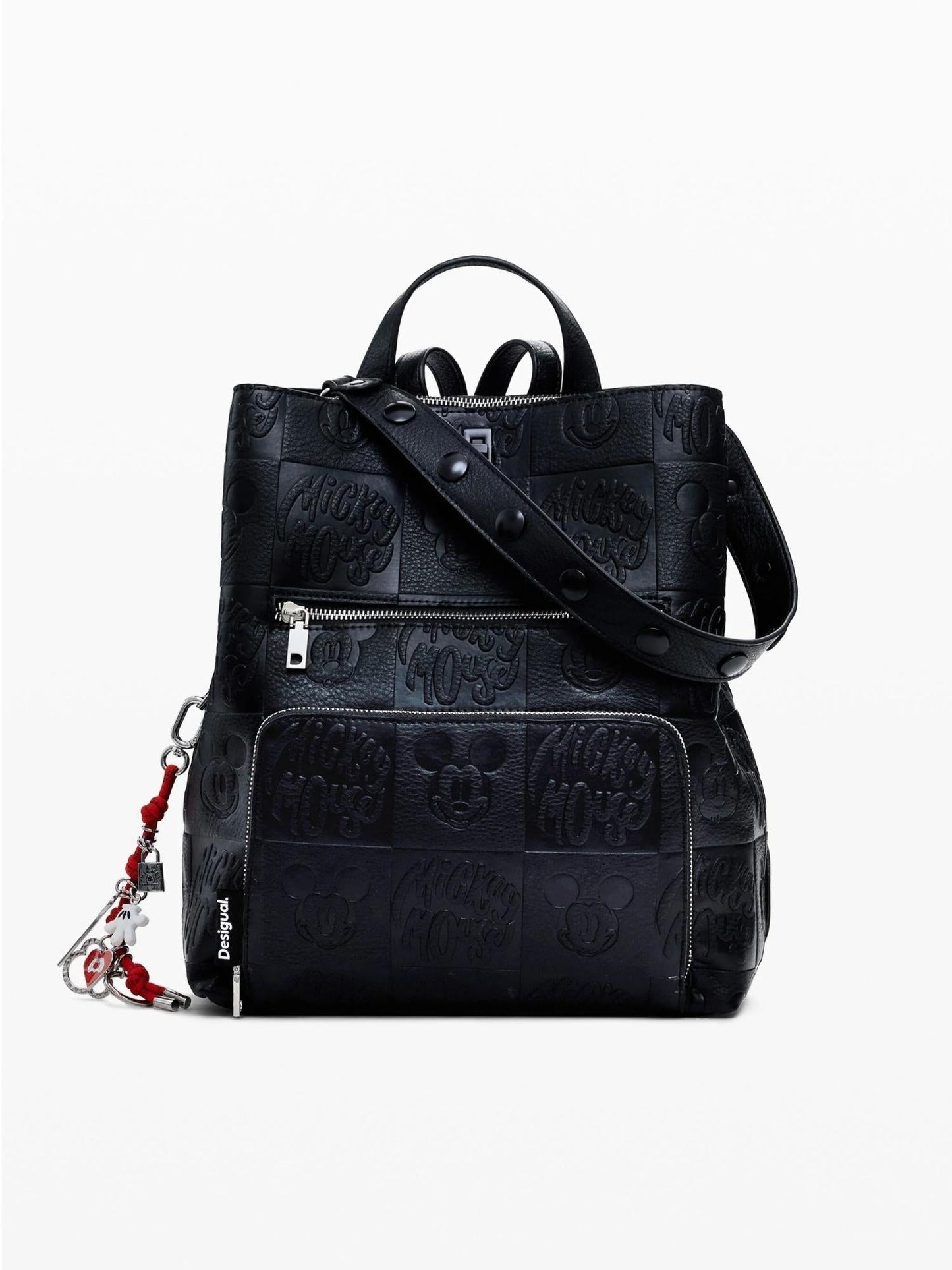Desigual Zaino convertibile Mickey medio Donna Nero