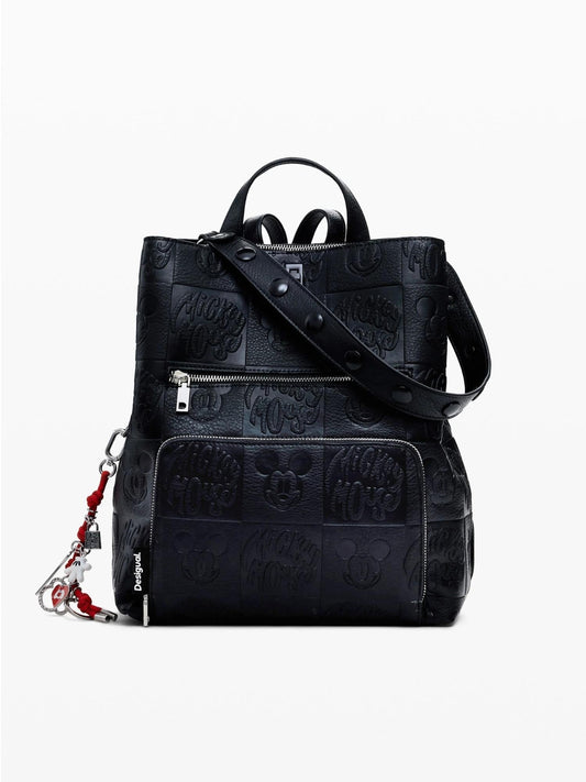 Desigual Zaino convertibile Mickey medio Donna Nero
