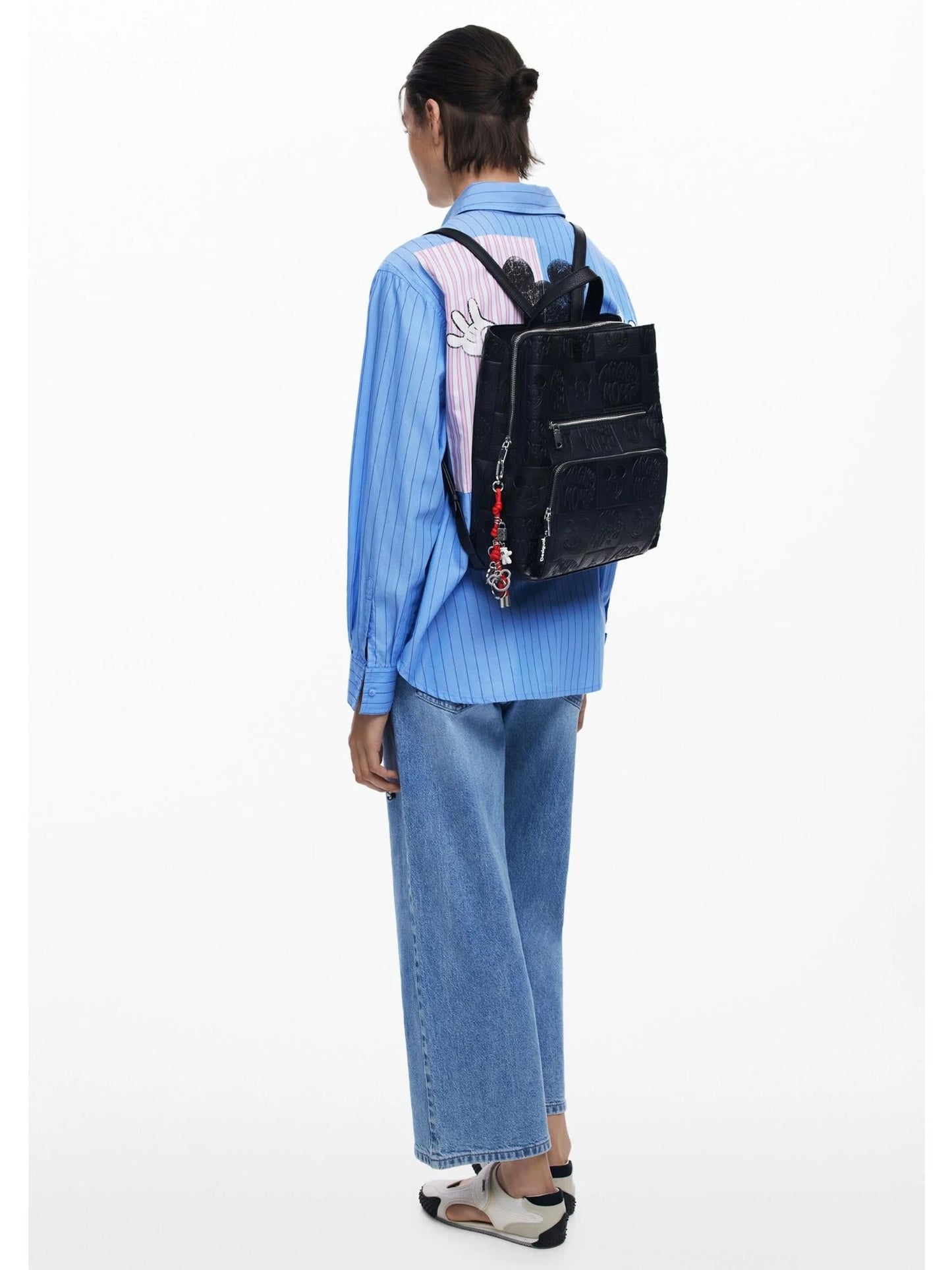 Desigual Zaino convertibile Mickey medio Donna Nero