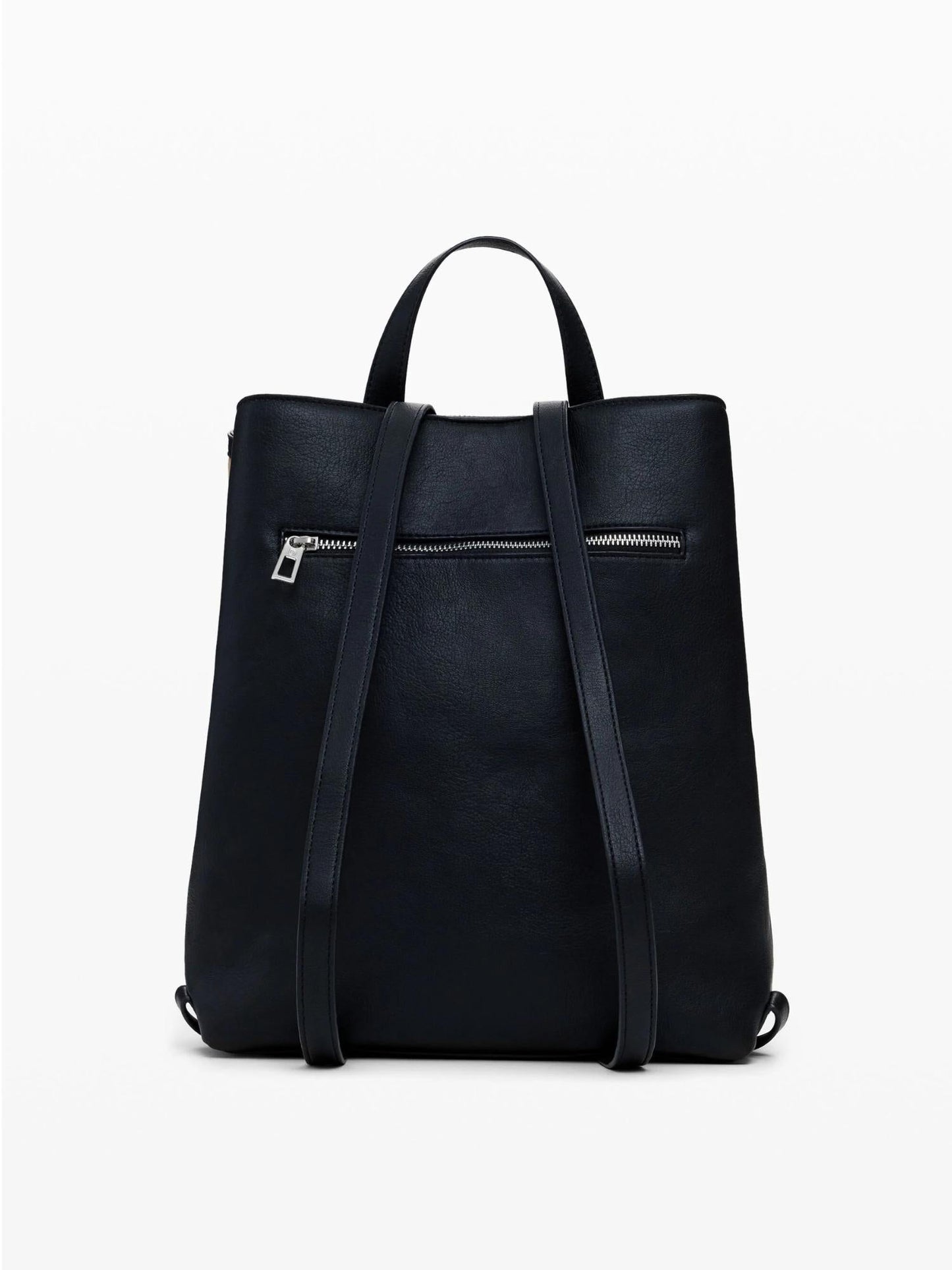 Desigual Zaino effetto pelle cuciture media Donna Marrone