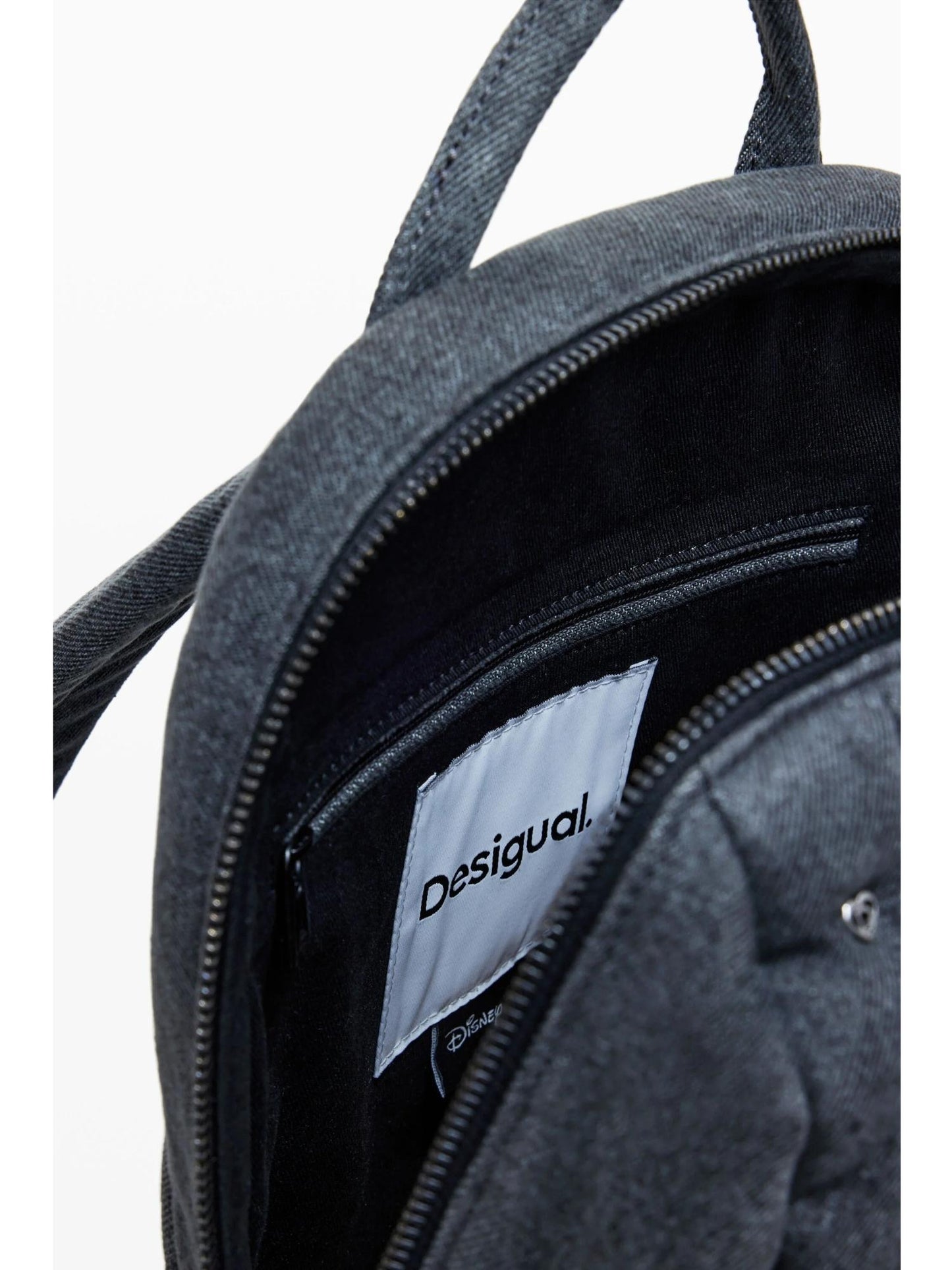 Desigual Zaino in denim Mickey medio Donna Nero