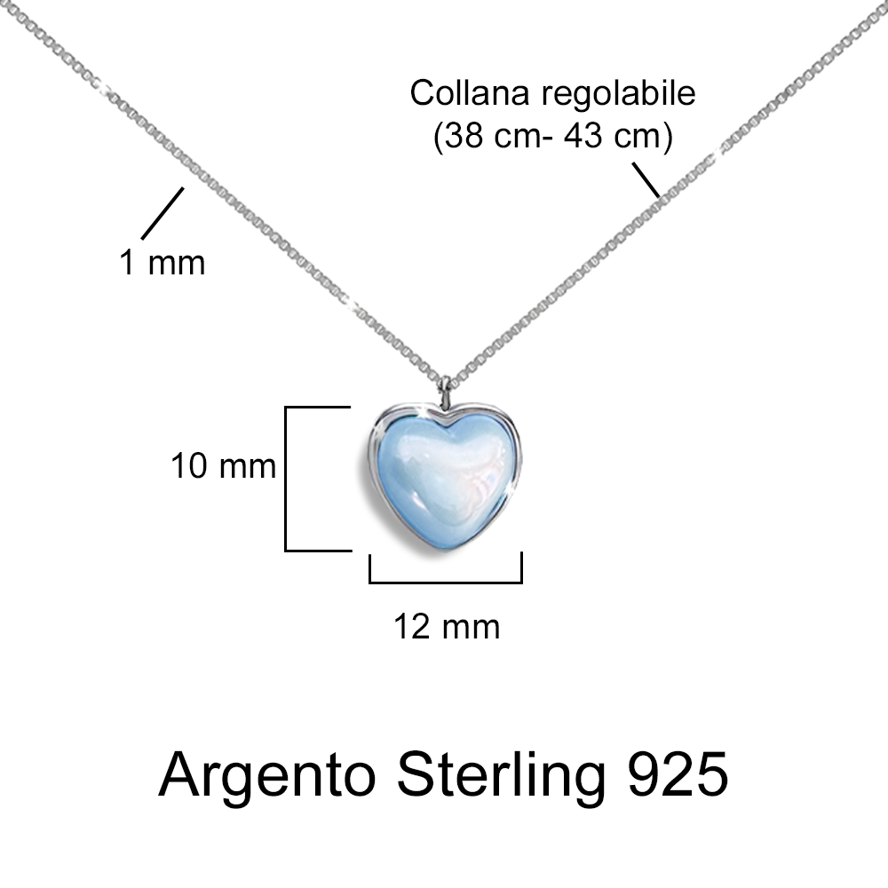 Collana Pietra di Luna in Argento Sterling 925 - A mia zia