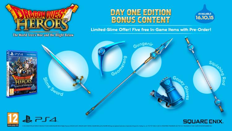 Dragon Quest Heroes Day One Edition Ps4 Italiano Nuovo Playstation 4 Sigillato