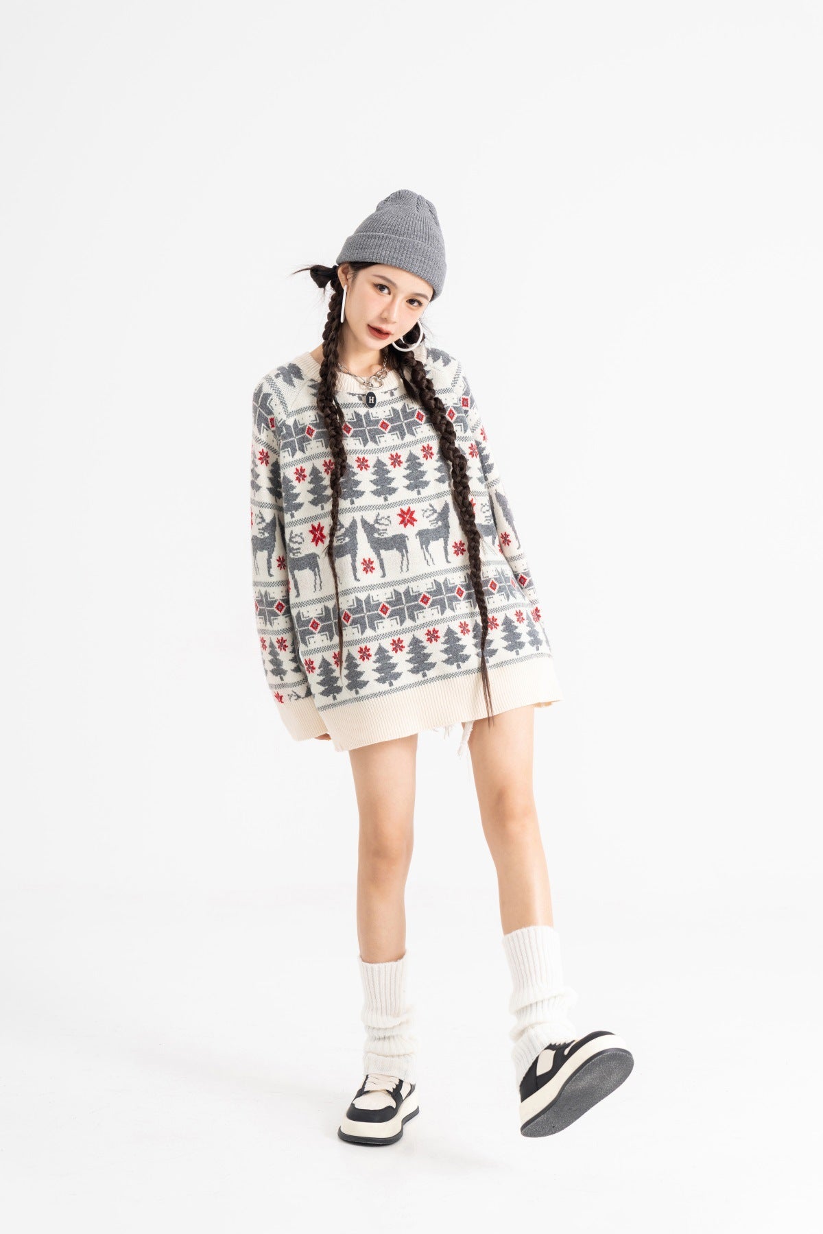 Men And Women Loose Fashion Casual Couple Sweater