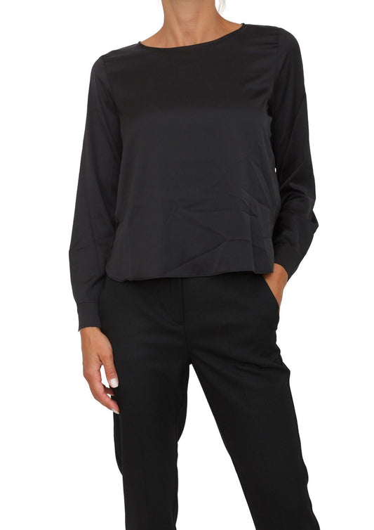 Emme Marella Camicia Donna Madera Nera