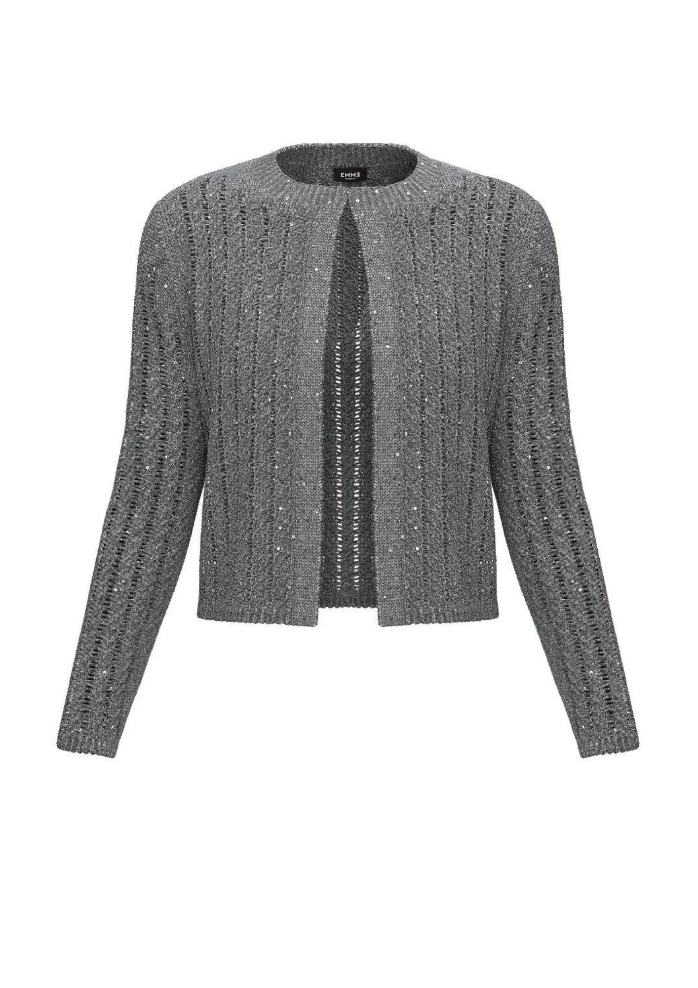Emme Marella Cardigan Donna Crimea Grigio