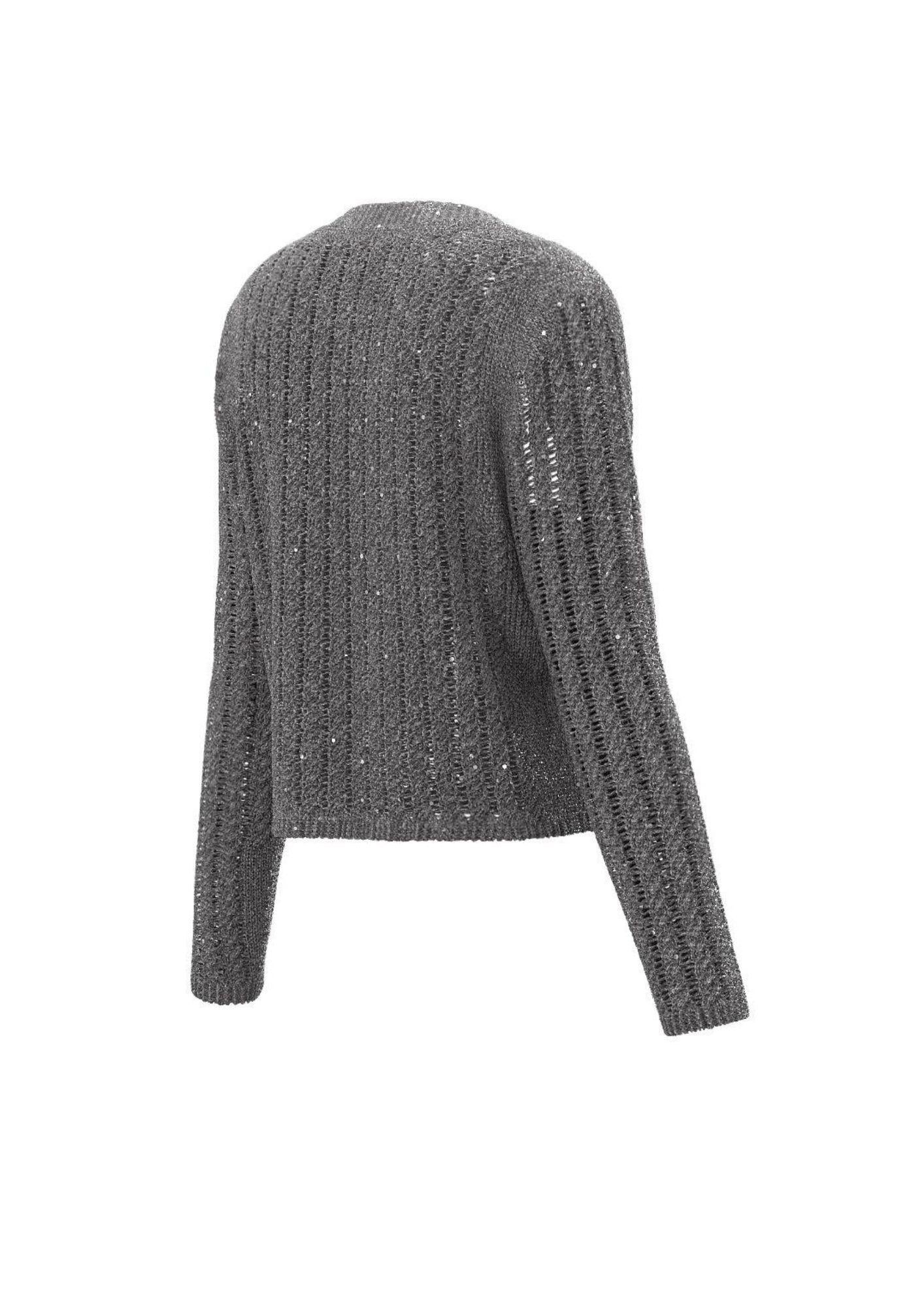 Emme Marella Cardigan Donna Crimea Grigio