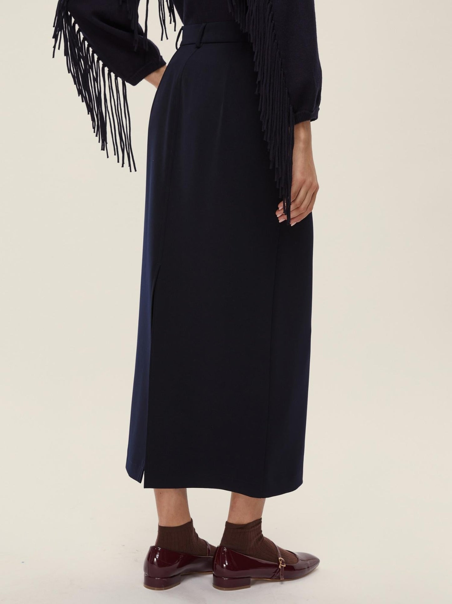 Emme Marella Gonna a tubino Donna Iuta Blu