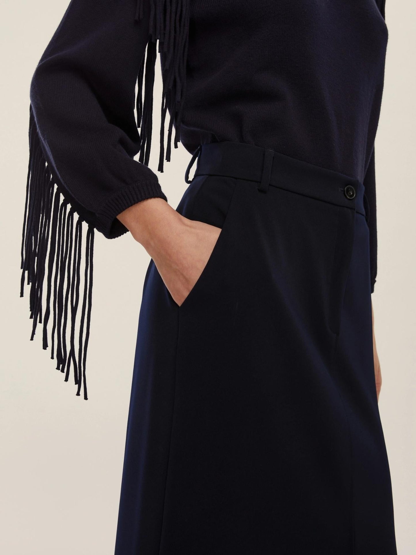 Emme Marella Gonna a tubino Donna Iuta Blu