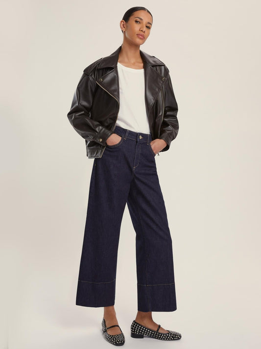 Emme Marella Jeans dritto stretch Donna Kentia Blu notte