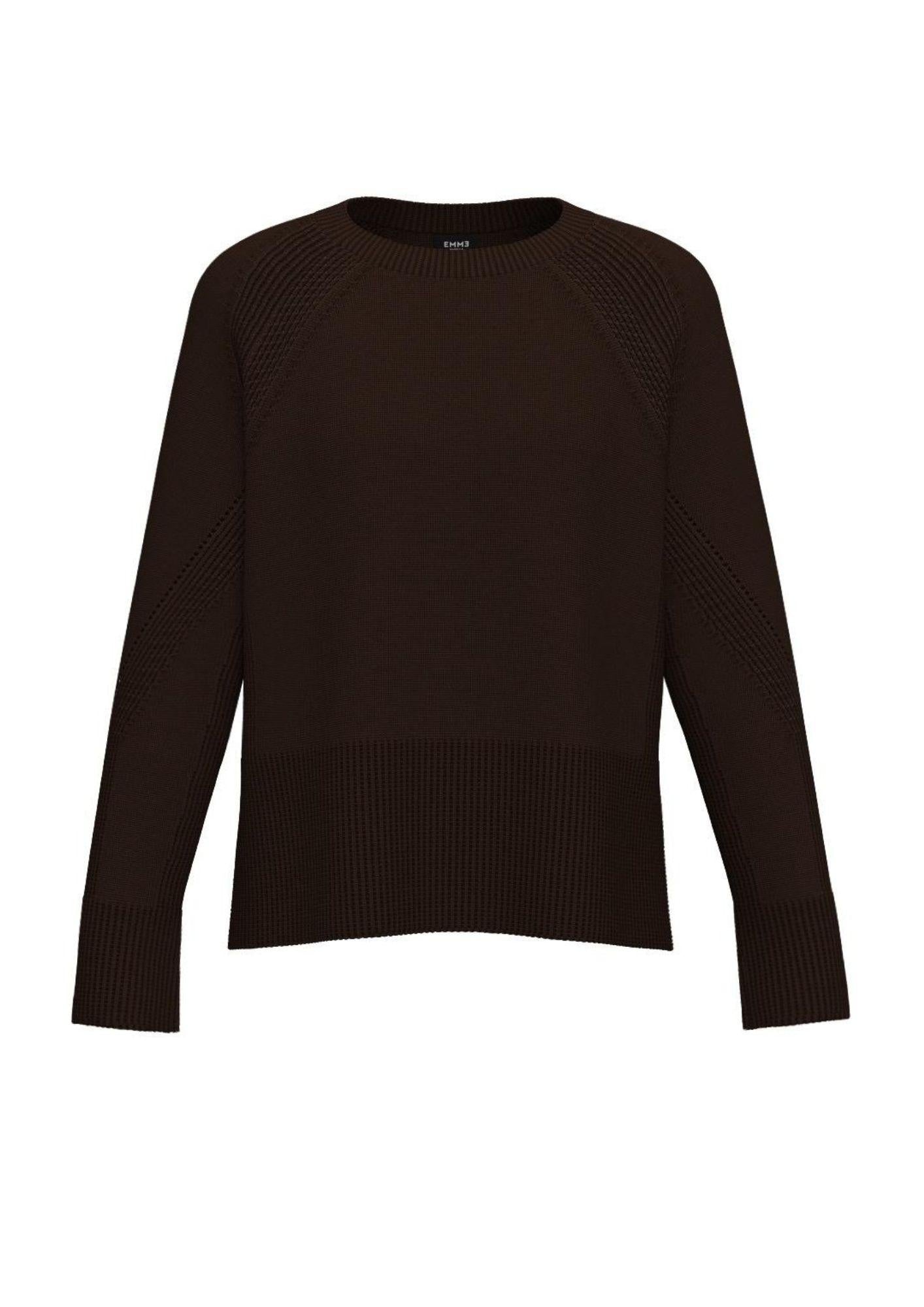 Emme Marella Maglia Donna Alaska Marrone Testa di Moro