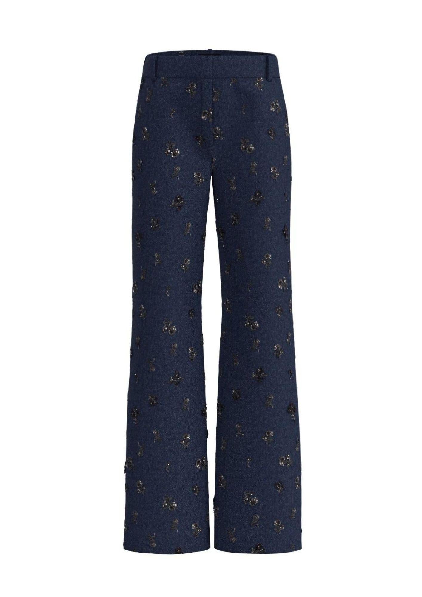 Emme Marella Pantalone Donna Nage Blu Denim