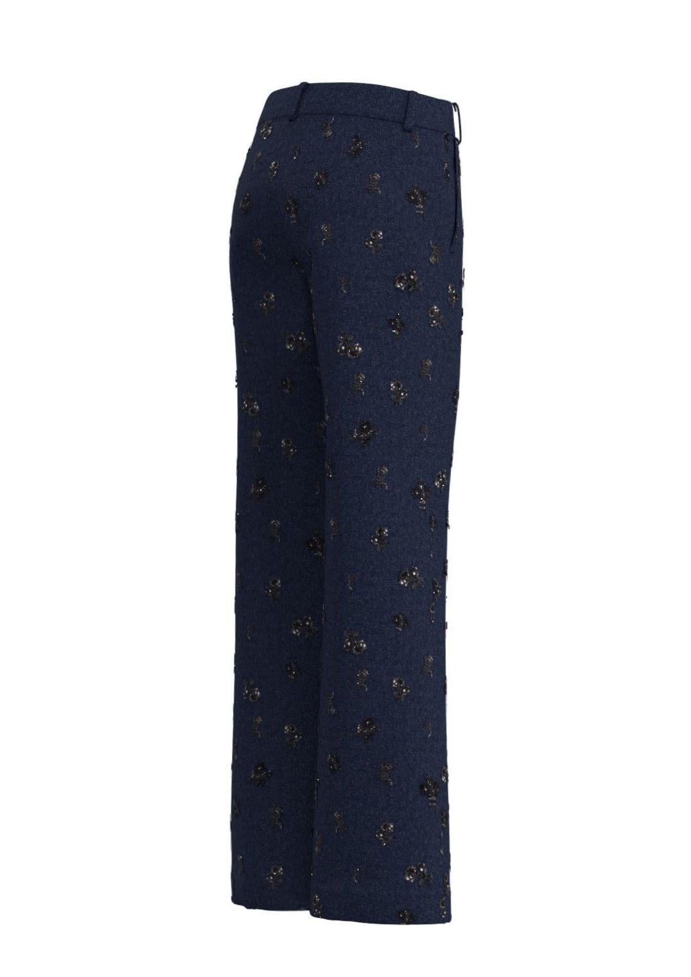 Emme Marella Pantalone Donna Nage Blu Denim