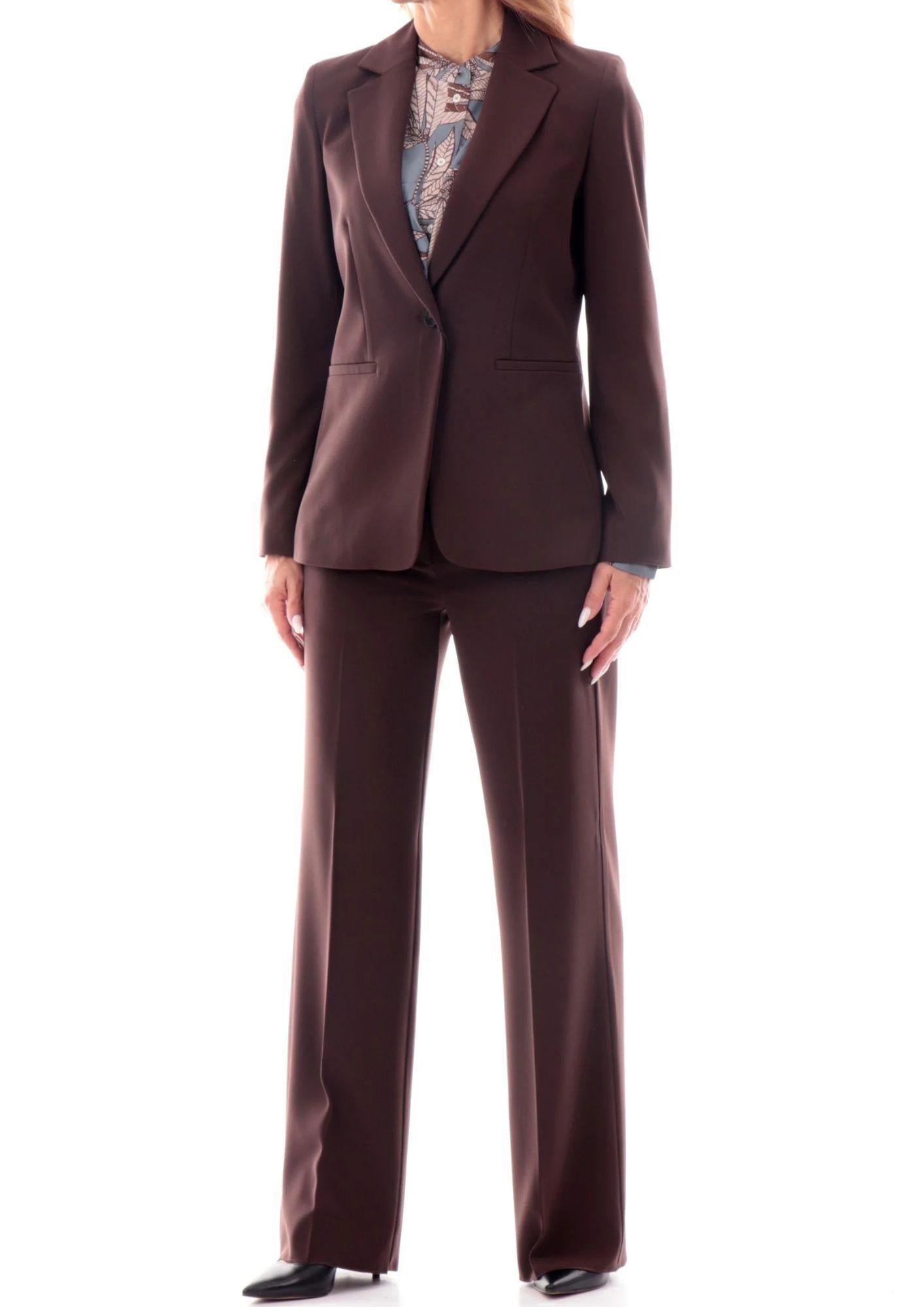 Emme Marella Tailleur Donna Zolla Marrone Testa di Moro