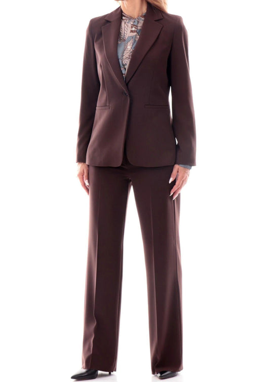 Emme Marella Tailleur Donna Zolla Marrone Testa di Moro