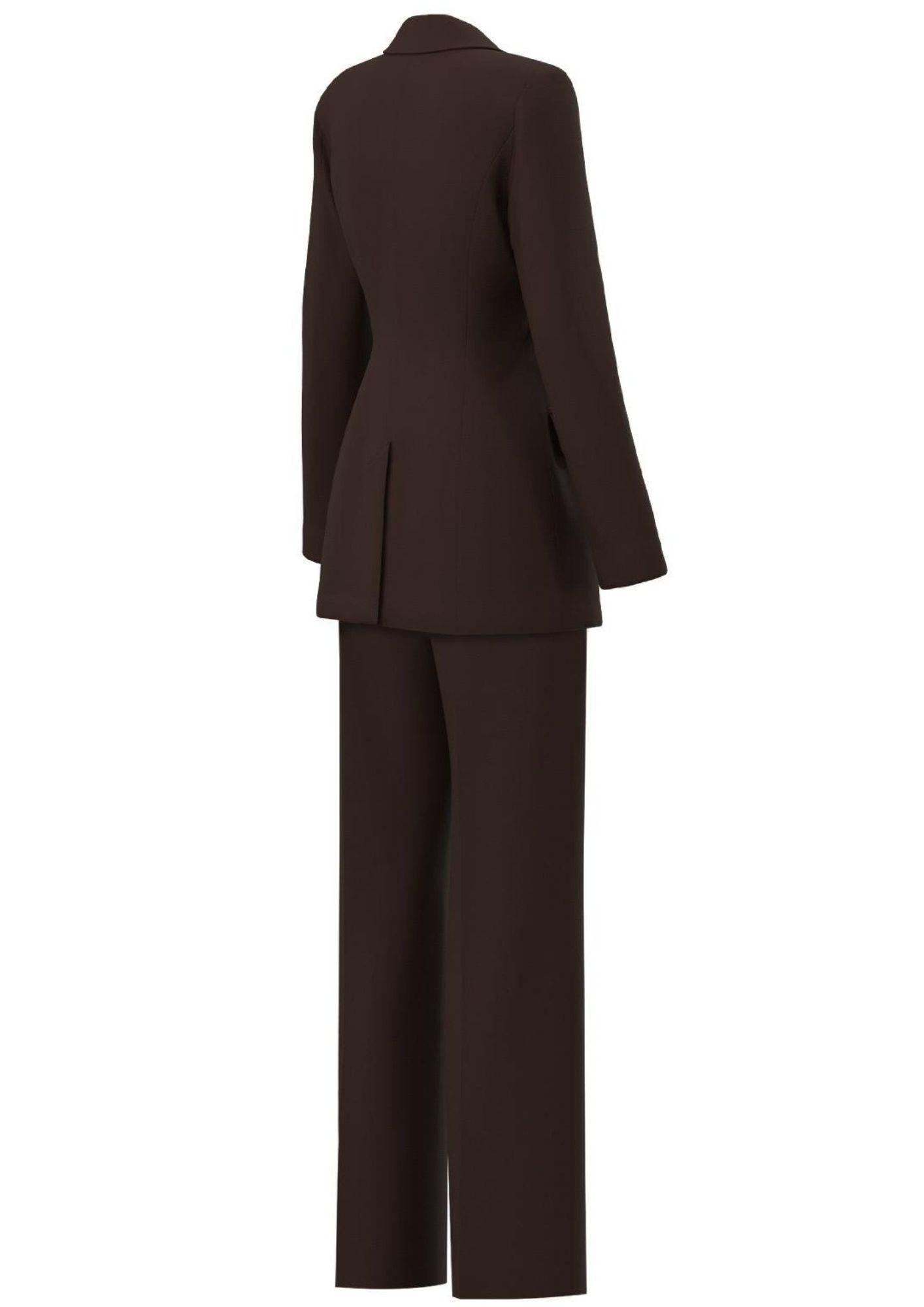 Emme Marella Tailleur Donna Zolla Marrone Testa di Moro