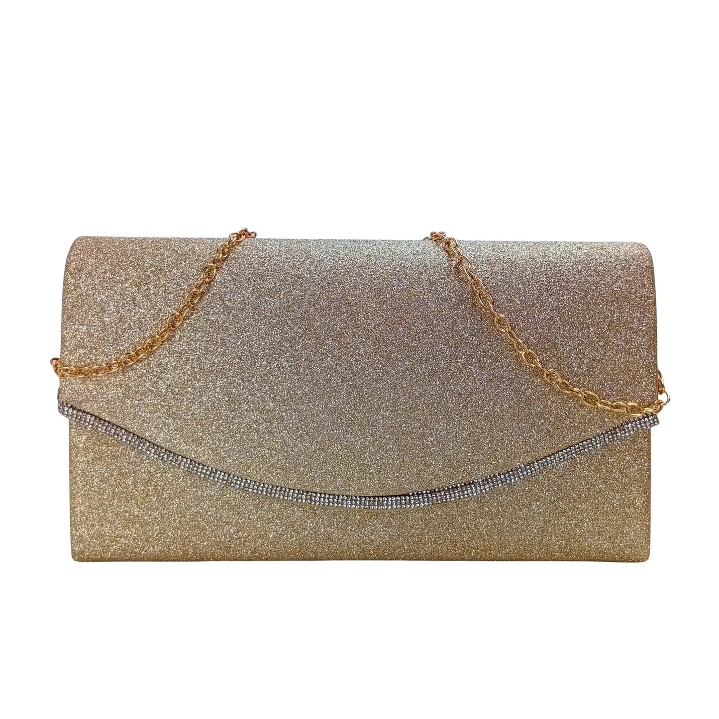Envelope Rhinestone Clutch Bag MS-3825