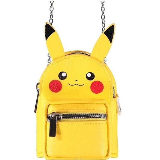 Difuzed Borsetta Pokemon - (Pikachu) Micro Zaino Bag Tracolla e portachiavi 10cm
